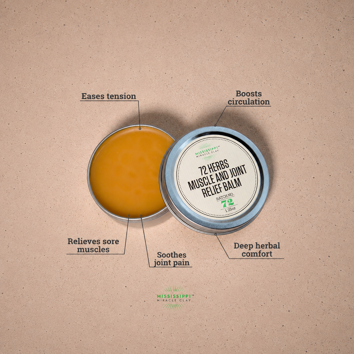72 Herbs Muscle and Joint Relief Balm