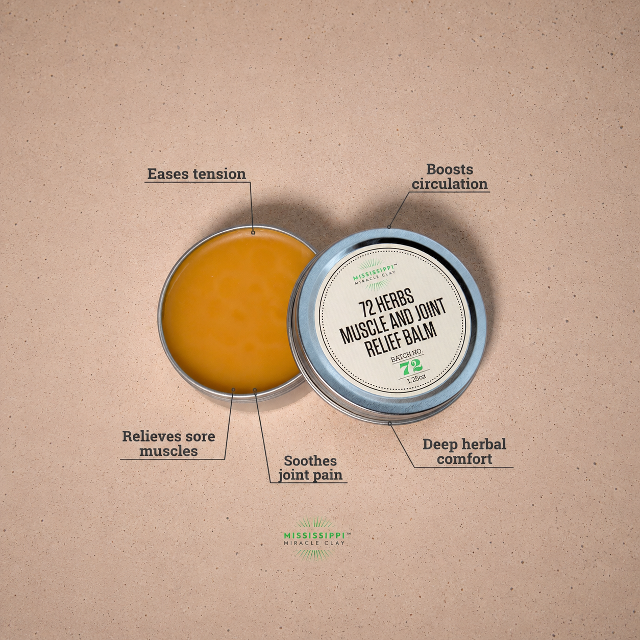 72 Herbs Muscle and Joint Relief Balm