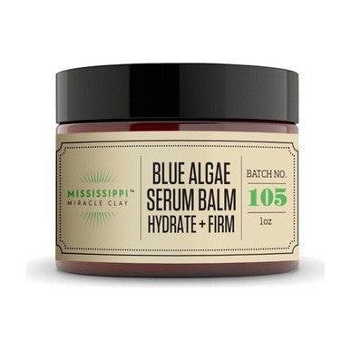 Blue Algae Serum Balm with nutrient-dense algae and skin oils to hydrate and firm mature skin overnight