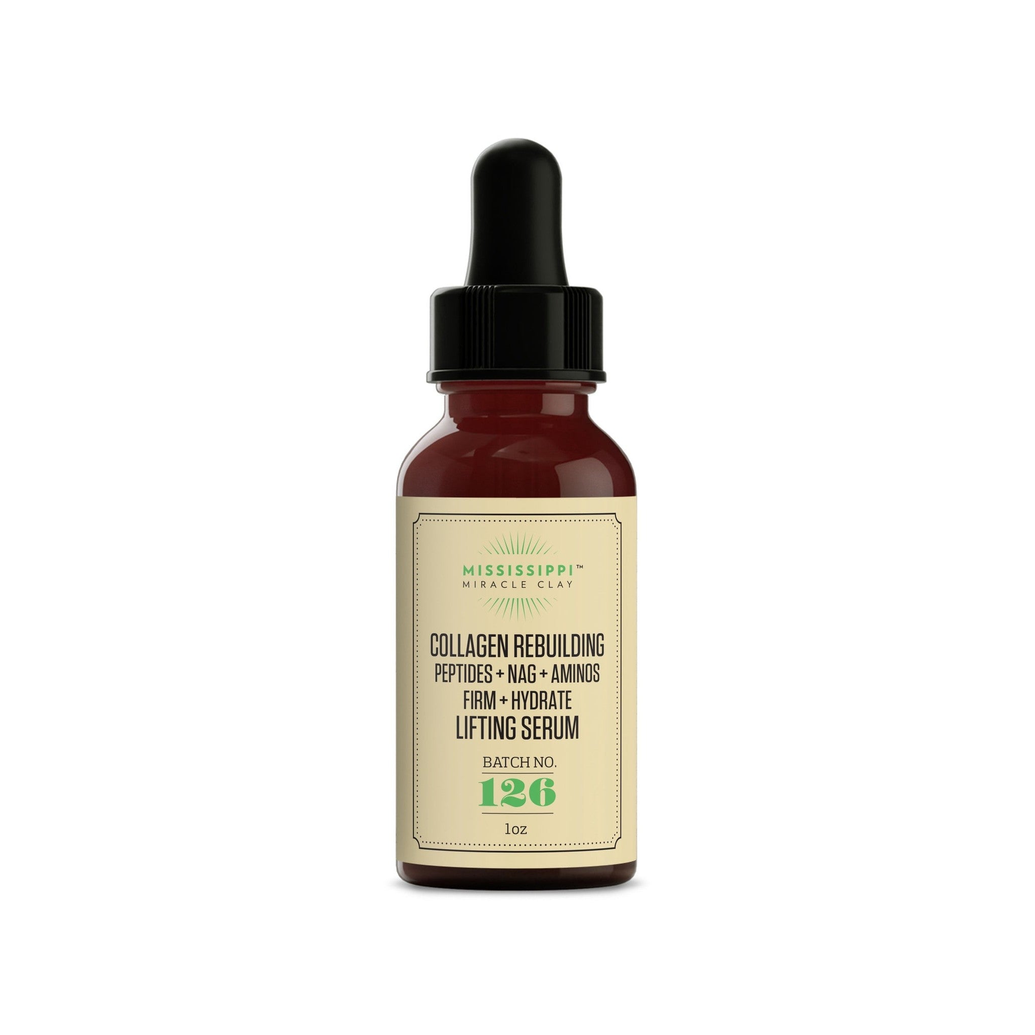 Collagen Rebuilding Firming Serum with plant peptides, amino acids, and N-Acetyl-L-Glutamine for firmer skin