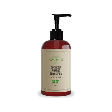 Gotu Kola Body Firming Serum in fast-absorbing oils to visibly firm neck, arms, and thighs