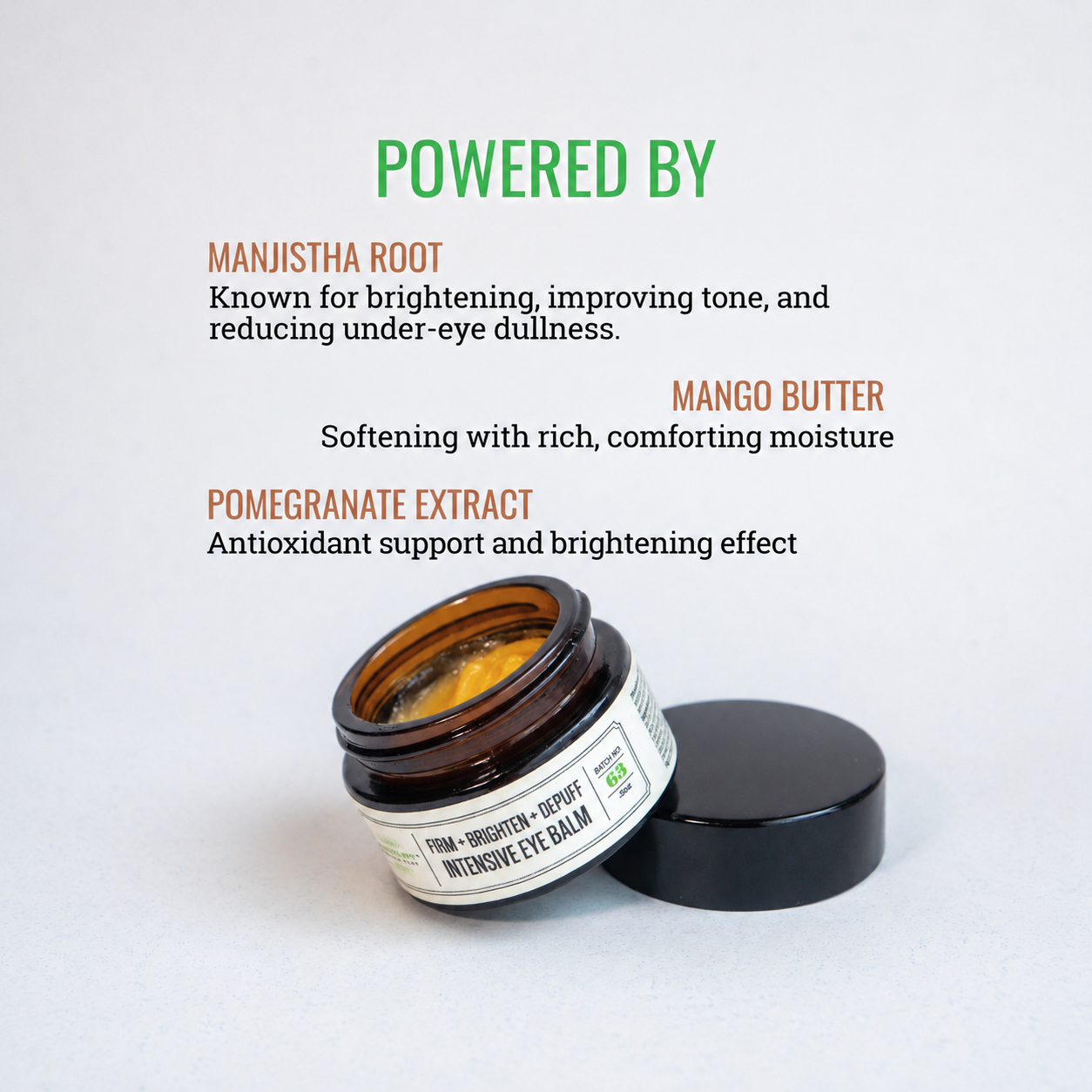Intensive Eye Balm key ingredients