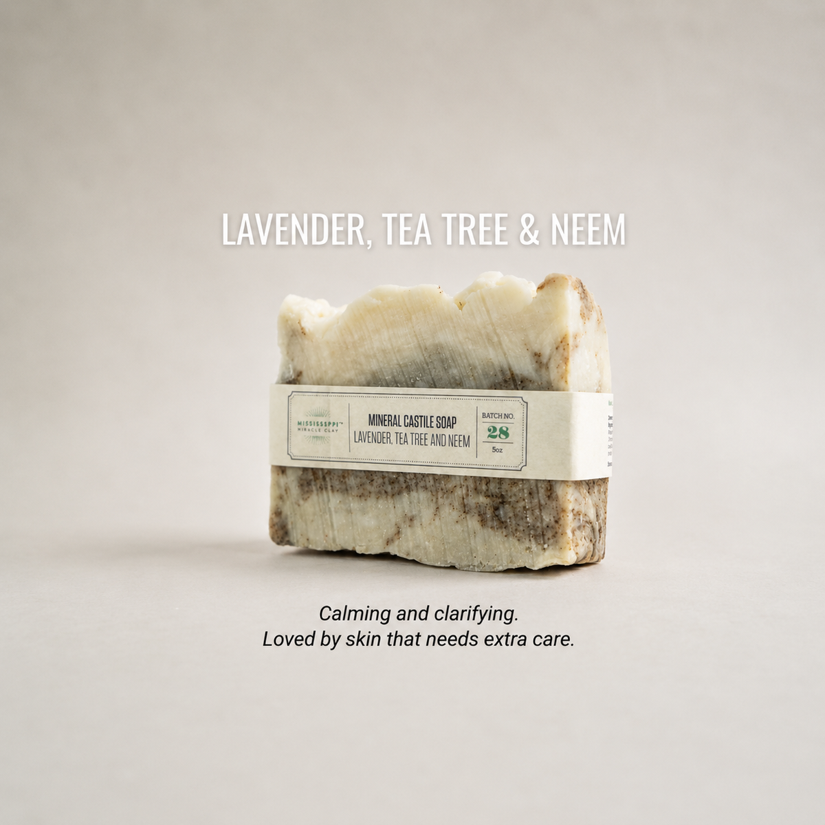 Lavender Tea Tree Neem Castile Soap