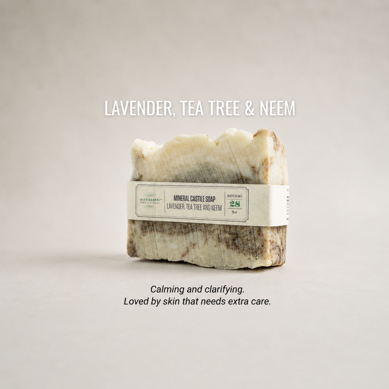 Lavender Tea Tree Neem Castile Soap