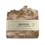 Lavender Tea Tree Castile Soap with neem for oily, blemish-prone, or sensitive skin