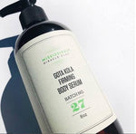 Gotu Kola Body Firming Serum styled on a dark background