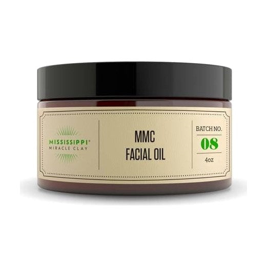 MMC Mineral Facial Oil, a nourishing four-oil blend that moisturizes face, body, and hair