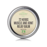 72 Herbs Muscle and Joint Relief Balm in sesame oil with menthol and camphor for sore, stiff joints
