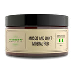 Muscle and Joint Mineral Rub with menthol and camphor for cooling, warming comfort on sore muscles