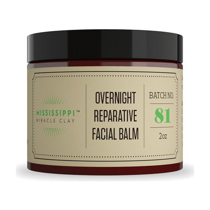 Overnight Reparative Facial Balm with ashwagandha and gotu kola to repair dry, mature skin overnight