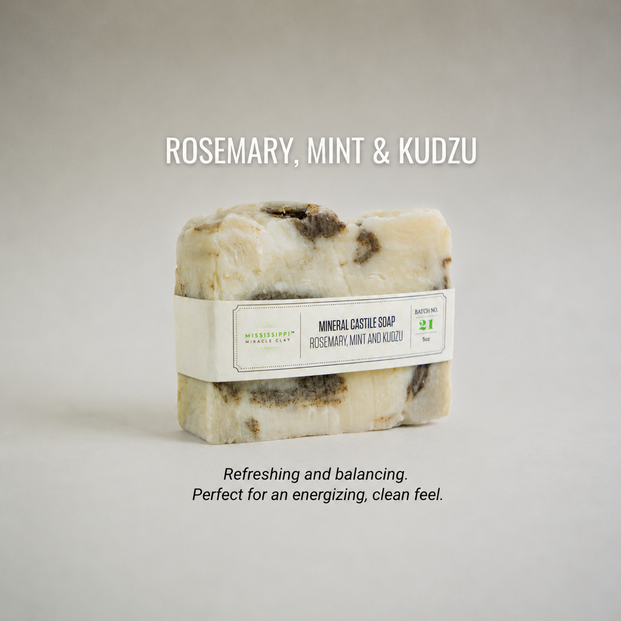 Rosemary Mint Kudzu Castile Soap