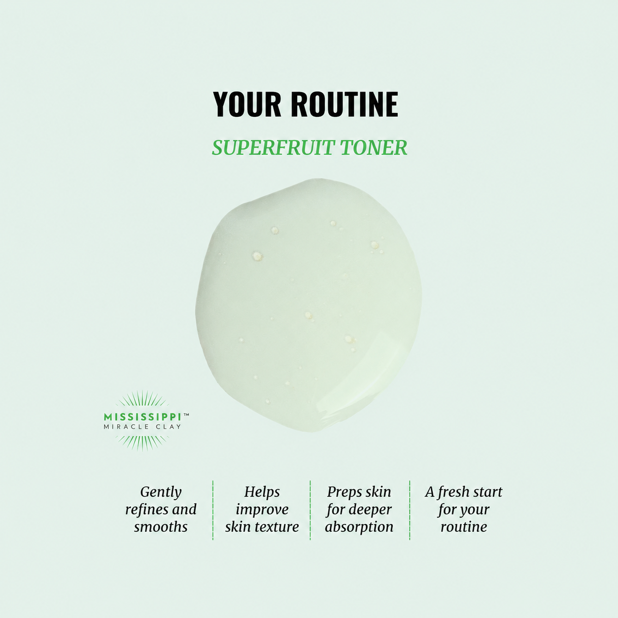 Superfruit Enzyme Toner texture