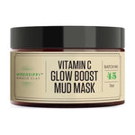 Vitamin C Glow Mud Mask with turmeric and blood orange to detoxify pores and boost glow