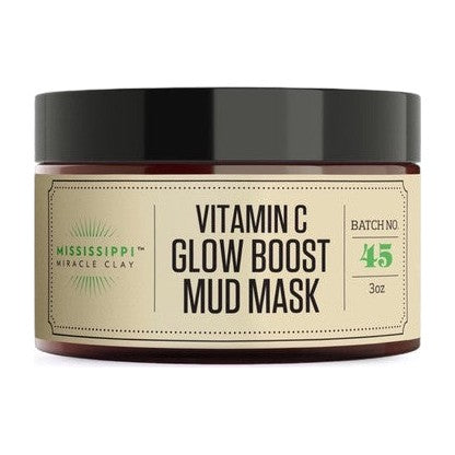 Vitamin C Glow Mud Mask with turmeric and blood orange to detoxify pores and boost glow