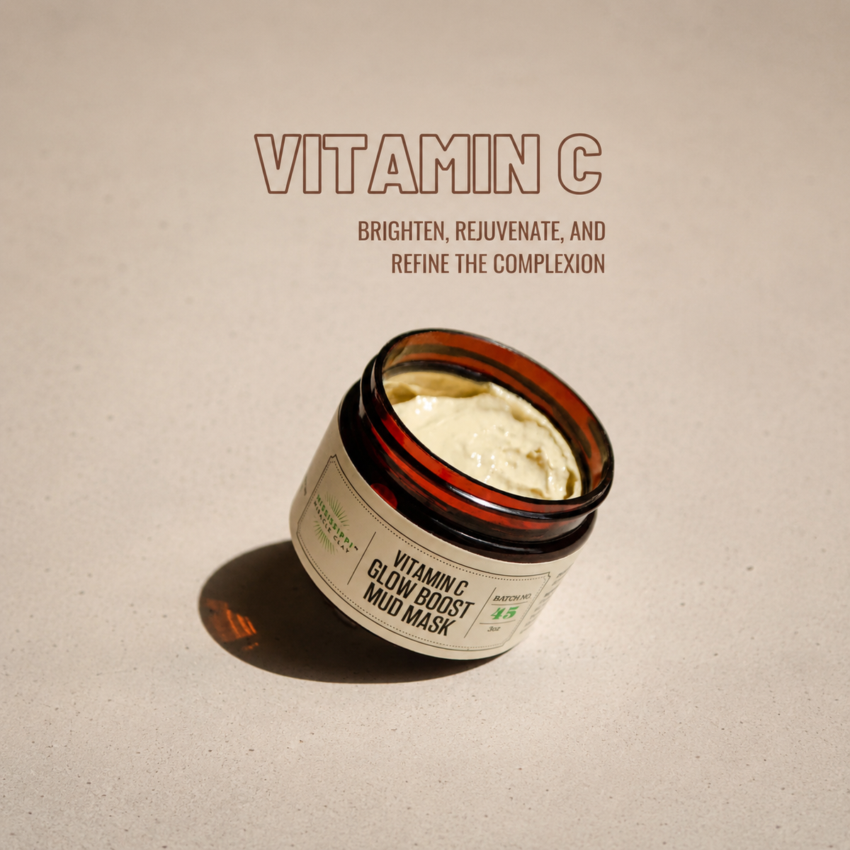 Vitamin C Glow Boost Mud Mask detail