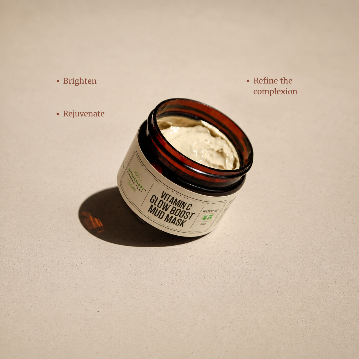 Vitamin C Glow Boost Mud Mask detail