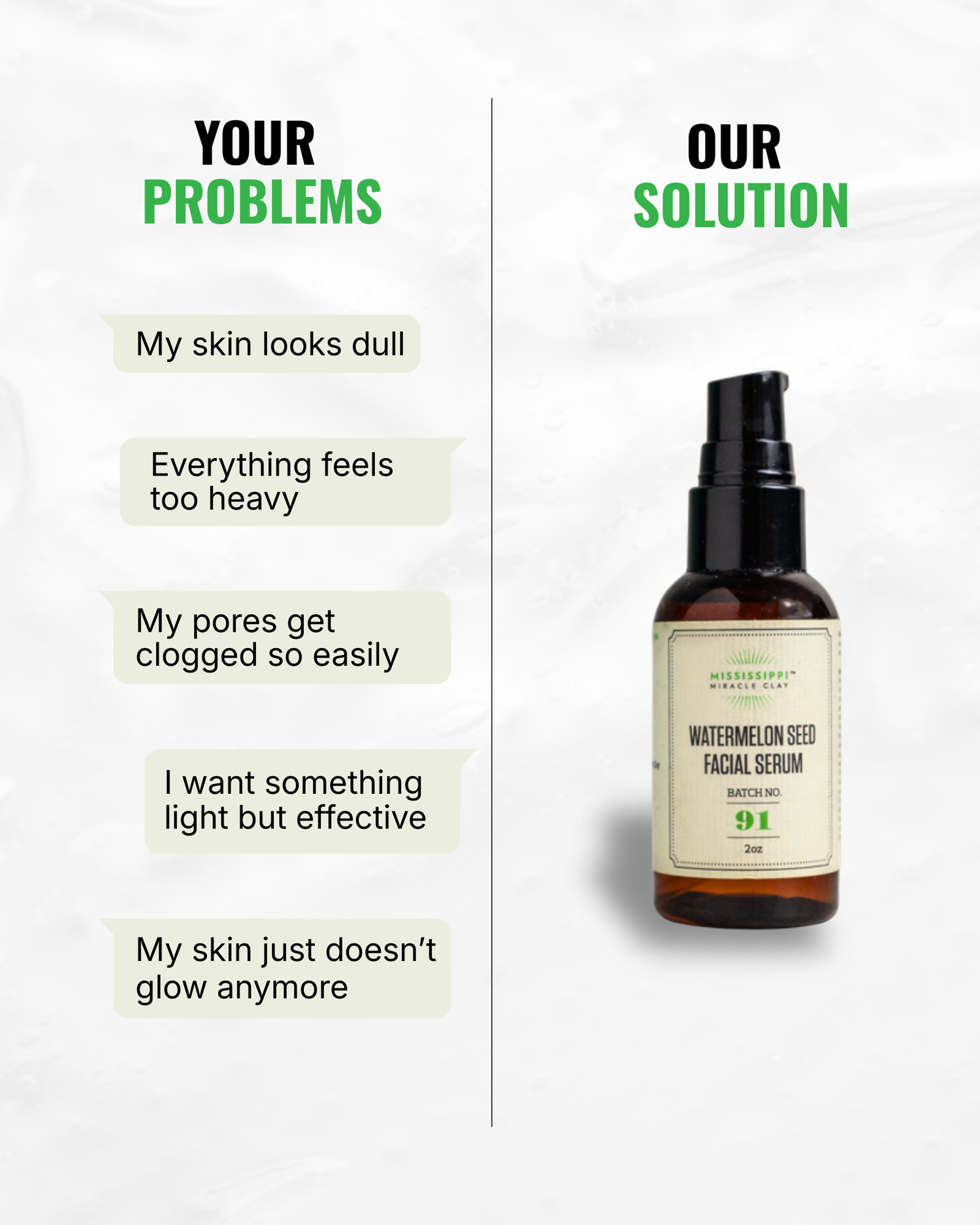 Watermelon Seed Facial Serum - your problems, our solution